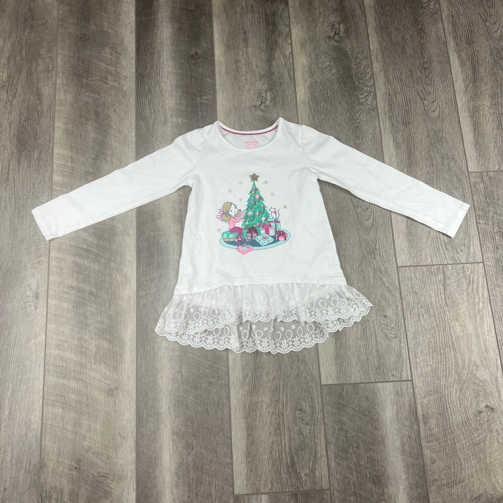 Isaac‎ Mizrahi Kids White Christmas Top